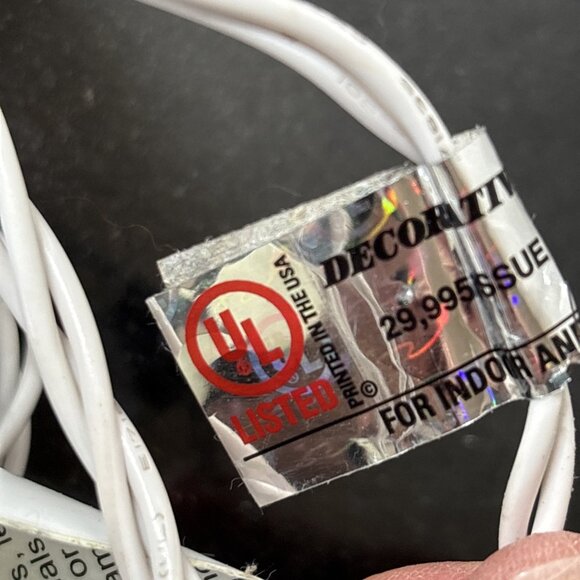 Spider Blow Mold String Lights Halloween Party Decor Vintage 90s Tested Working - Picture 8 of 9